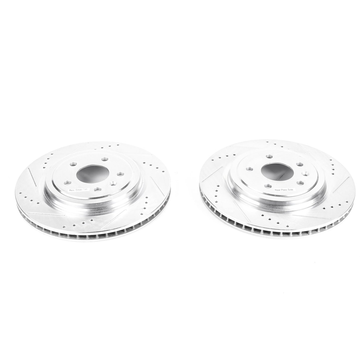 PowerStop Power Stop 14-19 Chevrolet Corvette Rear Evolution Drilled & Slotted Rotors - Pair AR82172XPR
