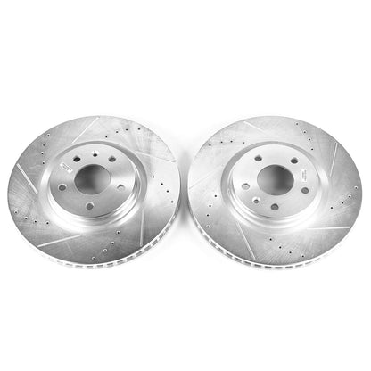PowerStop Power Stop 83-96 Buick Century Front Evolution Drilled & Slotted Rotors - Pair AR8217XPR
