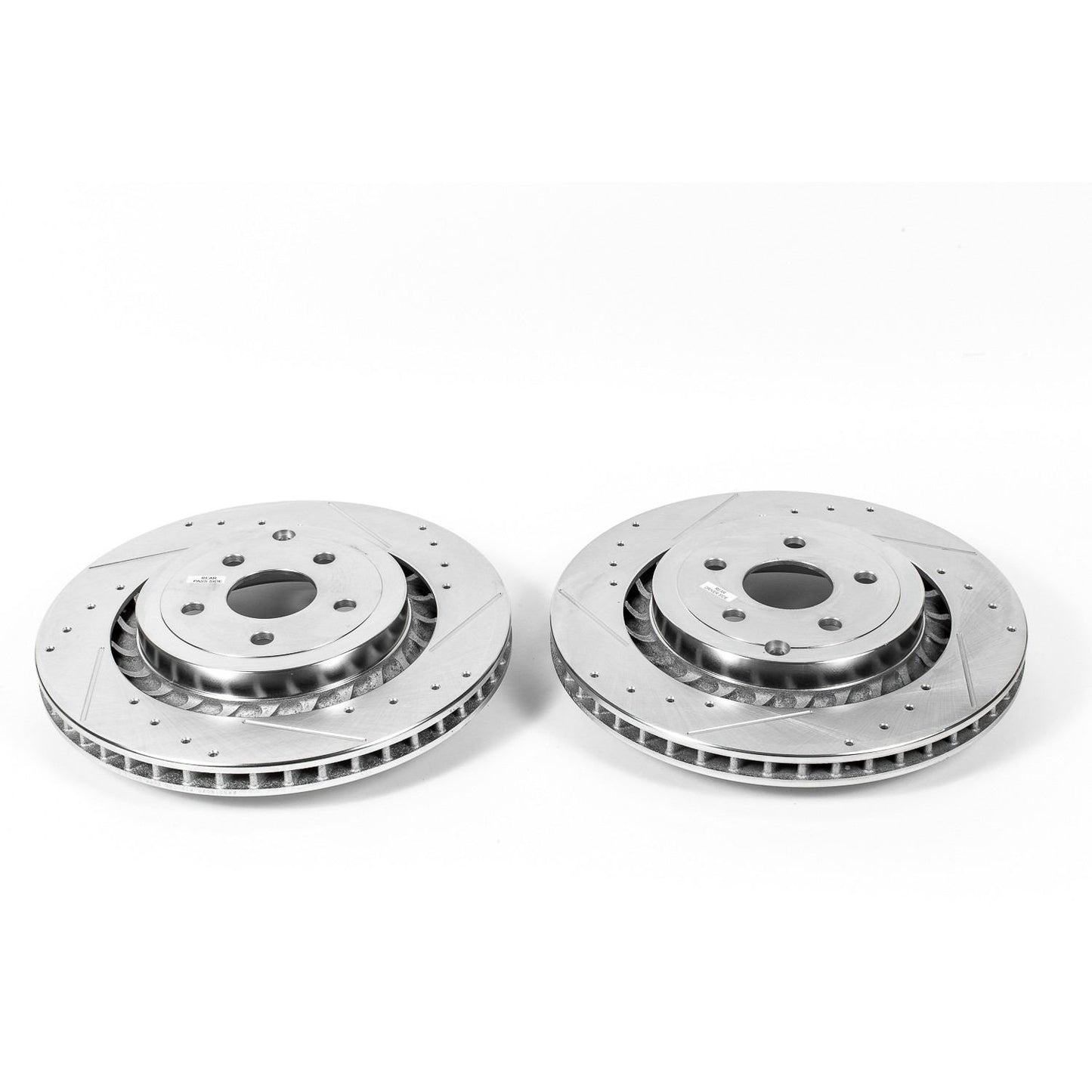PowerStop Power Stop 15-17 Chevrolet SS Rear Evolution Drilled & Slotted Rotors - Pair AR82180XPR