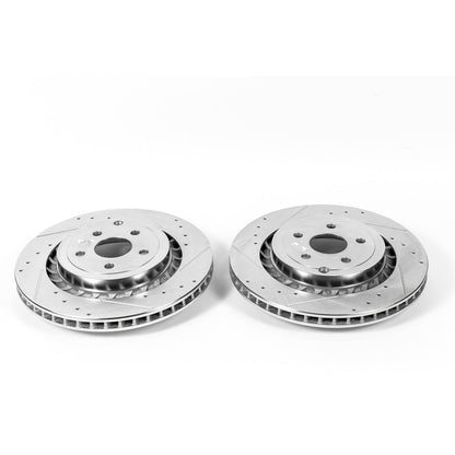 PowerStop Power Stop 15-17 Chevrolet SS Rear Evolution Drilled & Slotted Rotors - Pair AR82180XPR