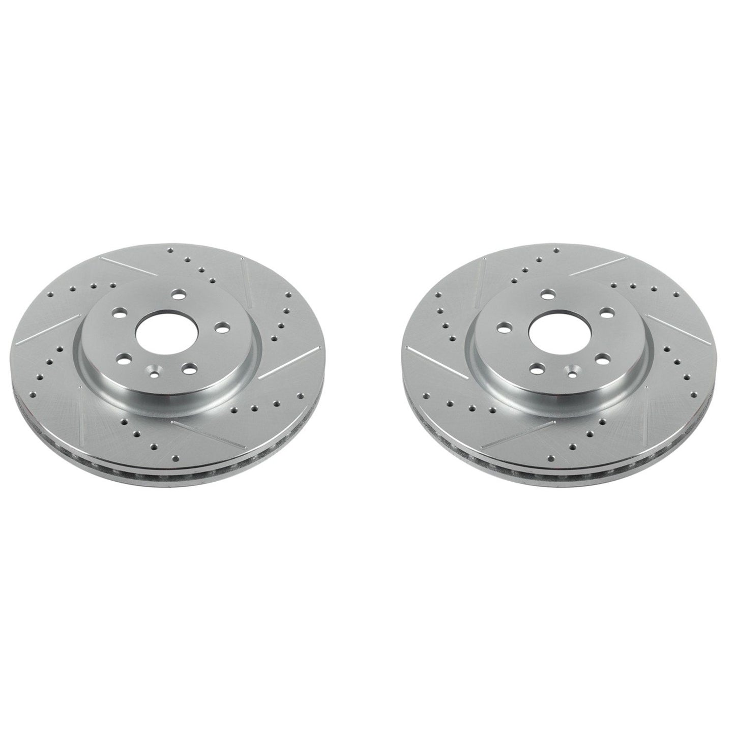 PowerStop Power Stop 13-16 Chevrolet Trax Front Evolution Drilled & Slotted Rotors - Pair AR82181XPR
