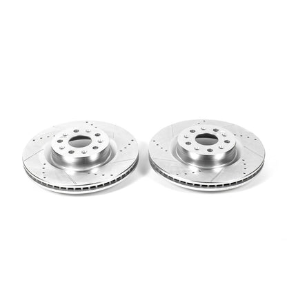 PowerStop Power Stop 16-19 Cadillac CT6 Front Evolution Drilled & Slotted Rotors - Pair AR82182XPR