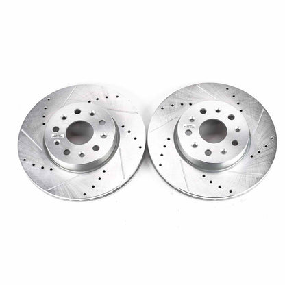 PowerStop Power Stop 16-19 Cadillac CT6 Front Evolution Drilled & Slotted Rotors - Pair AR82183XPR