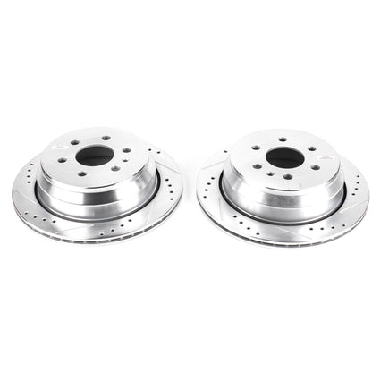 PowerStop Power Stop 15-19 Chevrolet Colorado Rear Evolution Drilled & Slotted Rotors - Pair AR82189XPR