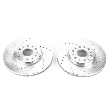 PowerStop Power Stop 18-19 Buick Enclave Front Evolution Drilled & Slotted Rotors - Pair AR82192XPR
