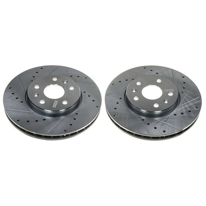 PowerStop Power Stop 20-21 Chevrolet Corvette Front Evolution Drilled & Slotted Rotor - Pair AR82200XPR