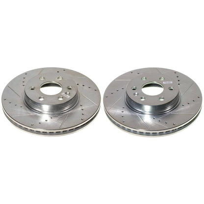 PowerStop Power Stop 21-22 Chevrolet Colorado Front Drilled & Slotted Rotor (Pair) AR82207XPR