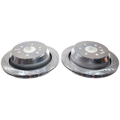 PowerStop Power Stop 21-22 Chevrolet Colorado Rear Drilled & Slotted Rotor (Pair) AR82208XPR
