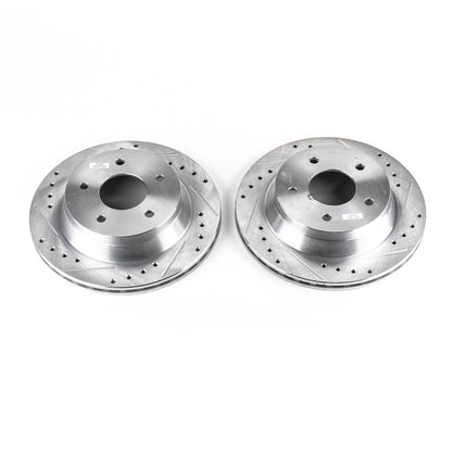 PowerStop Power Stop 84-87 Chevrolet Corvette Front Evolution Drilled & Slotted Rotors - Pair AR8220XPR