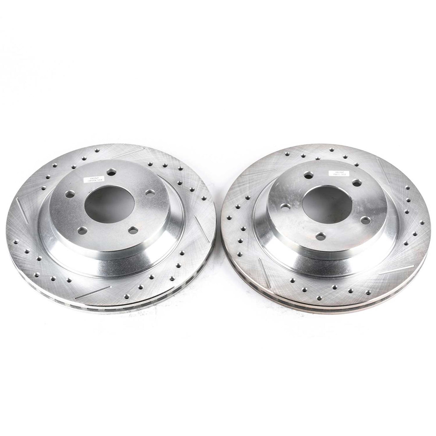 PowerStop Power Stop 88-95 Chevrolet Corvette Front Evolution Drilled & Slotted Rotors - Pair AR8240XPR