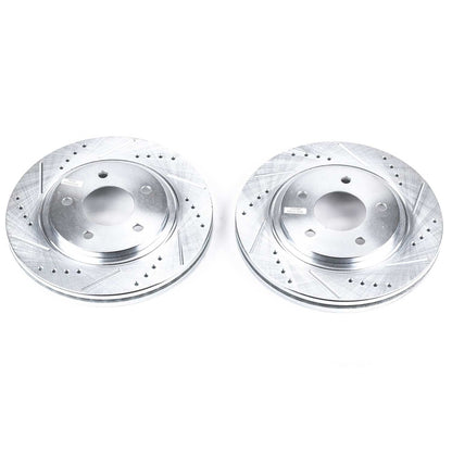 PowerStop Power Stop 95-96 Buick Regal Front Evolution Drilled & Slotted Rotors - Pair AR8254XPR