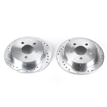 PowerStop Power Stop 04-05 Buick Century Rear Evolution Drilled & Slotted Rotors - Pair AR8258XPR
