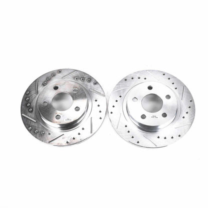 PowerStop Power Stop 03-05 Buick Park Avenue Rear Evolution Drilled & Slotted Rotors - Pair AR8264XPR