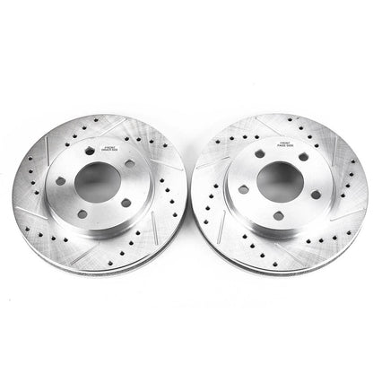 PowerStop Power Stop 02-07 Buick Rendezvous Front Evolution Drilled & Slotted Rotors - Pair AR8268XPR