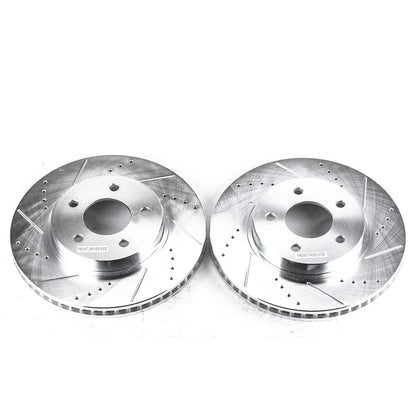 PowerStop Power Stop 05-06 Chevrolet Equinox Front Evolution Drilled & Slotted Rotors - Pair AR8271XPR