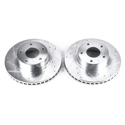 PowerStop Power Stop 2004 Pontiac GTO Front Evolution Drilled & Slotted Rotors - Pair AR8282XPR