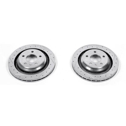PowerStop Power Stop 05-08 Pontiac Grand Prix Rear Evolution Drilled & Slotted Rotors - Pair AR8287XPR