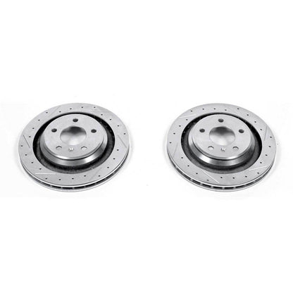 PowerStop Power Stop 05-08 Pontiac Grand Prix Rear Evolution Drilled & Slotted Rotors - Pair AR8287XPR