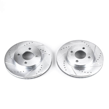 PowerStop Power Stop 05-10 Chevrolet Cobalt Front Evolution Drilled & Slotted Rotors - Pair AR8288XPR