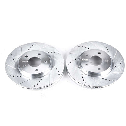 PowerStop Power Stop 05-08 Chevrolet Cobalt Front Evolution Drilled & Slotted Rotors - Pair AR8293XPR