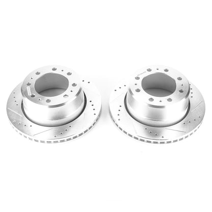 PowerStop Power Stop 13-18 Ram 3500 Rear Evolution Drilled & Slotted Rotors - Pair AR83067XPR