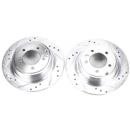 PowerStop Power Stop 11-14 Chrysler 200 Rear Evolution Drilled & Slotted Rotors - Pair AR83069XPR