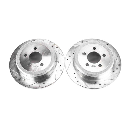 PowerStop Power Stop 07-11 Dodge Nitro Rear Evolution Drilled & Slotted Rotors - Pair AR83072XPR