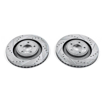 PowerStop Power Stop 13-14 Chrysler 200 Front Evolution Drilled & Slotted Rotors - Pair AR83073XPR