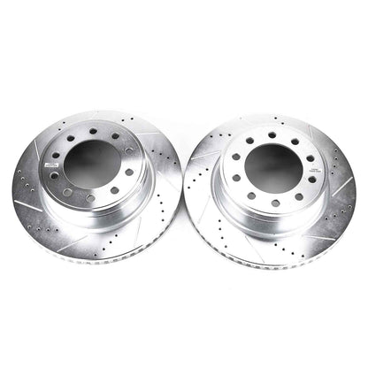 PowerStop Power Stop 08-10 Dodge Ram 4500 Front or Rear Evolution Drilled & Slotted Rotors - Pair AR83074XPR