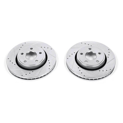 PowerStop Power Stop 11-19 Dodge Durango Front Evolution Drilled & Slotted Rotors - Pair AR83076XPR