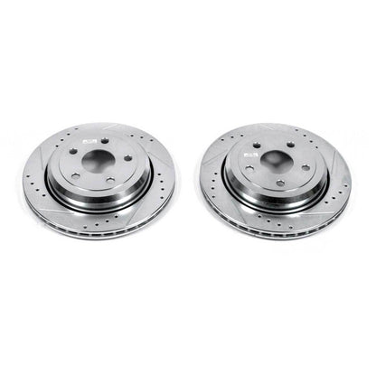 PowerStop Power Stop 11-19 Dodge Durango Rear Evolution Drilled & Slotted Rotors - Pair AR83077XPR