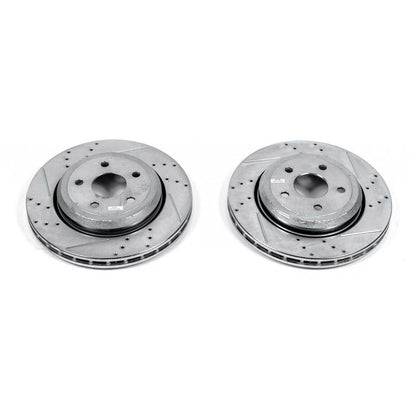 PowerStop Power Stop 18-19 Dodge Durango Rear Evolution Drilled & Slotted Rotors - Pair AR83079XPR