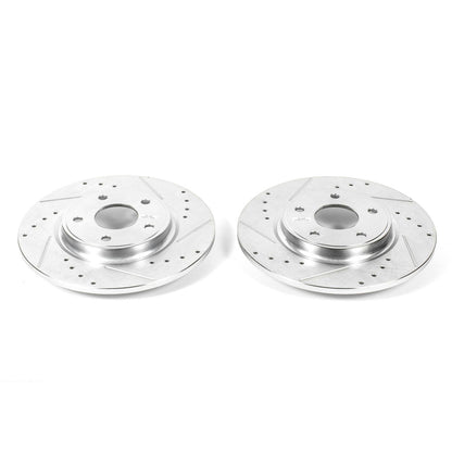 PowerStop Power Stop 12-16 Chrysler Town & Country Rear Evolution Drilled & Slotted Rotors - Pair AR83082XPR