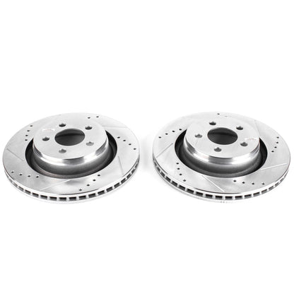 PowerStop Power Stop 09-11 Dodge Nitro Front Evolution Drilled & Slotted Rotors - Pair AR83085XPR