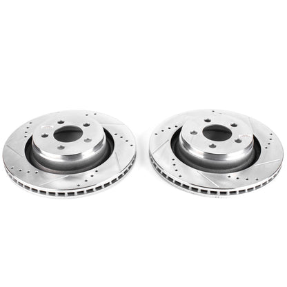 PowerStop Power Stop 09-11 Dodge Nitro Front Evolution Drilled & Slotted Rotors - Pair AR83085XPR