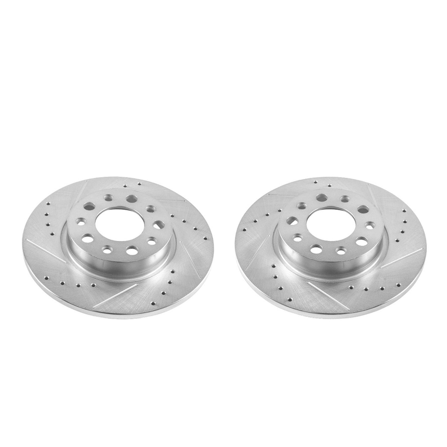 PowerStop Power Stop 16-18 Fiat 500X Rear Evolution Drilled & Slotted Rotors - Pair AR83097XPR