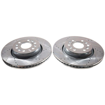 PowerStop Power Stop 22-24 Jeep Grand Wagoneer Front Drilled & Slotted Rotor (Pair) AR83107XPR