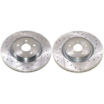 PowerStop Power Stop 2021 Dodge Durango Front Drilled & Slotted Rotor (Pair) AR83109XPR