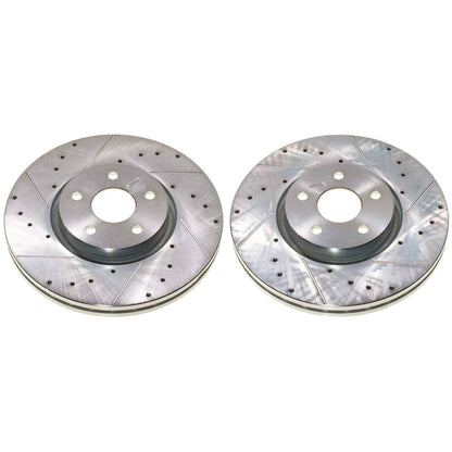 PowerStop Power Stop 21-23 Dodge Durango Front Drilled & Slotted Rotor (Pair) AR83110XPR
