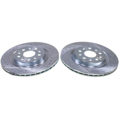 PowerStop Power Stop 22-24 Jeep Grand Cherokee Rear Drilled & Slotted Rotor - Pair AR83115XPR