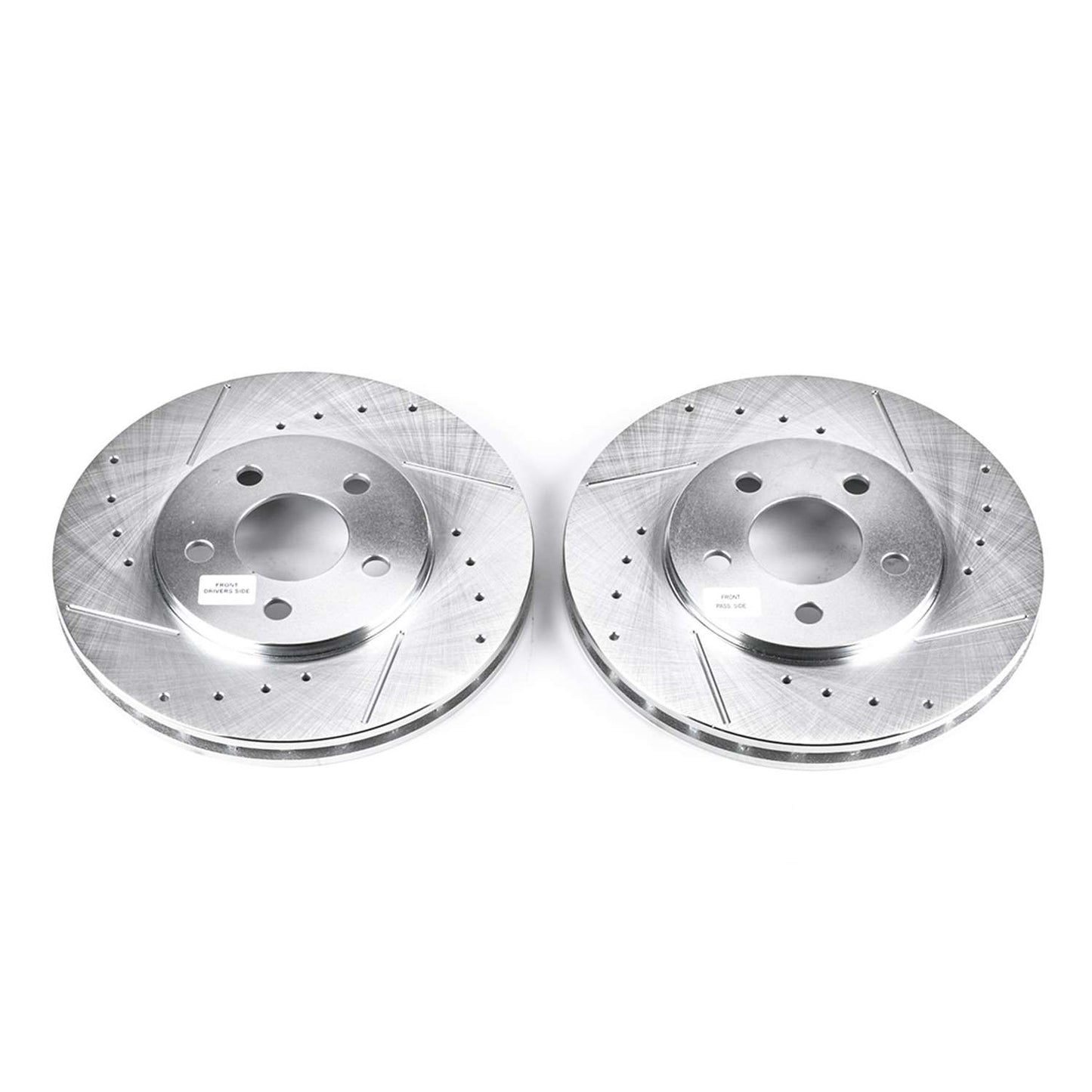 PowerStop Power Stop 95-00 Chrysler Cirrus Front Evolution Drilled & Slotted Rotors - Pair AR8341XPR