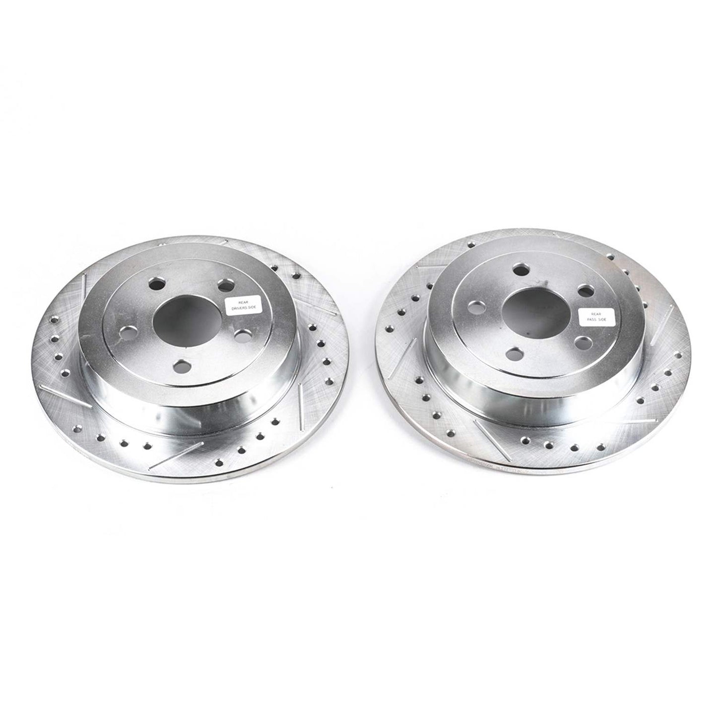 PowerStop Power Stop 95-00 Chrysler Cirrus Rear Evolution Drilled & Slotted Rotors - Pair AR8343XPR