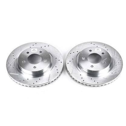 PowerStop Power Stop 99-04 Chrysler 300M Front Evolution Drilled & Slotted Rotors - Pair AR8345XPR