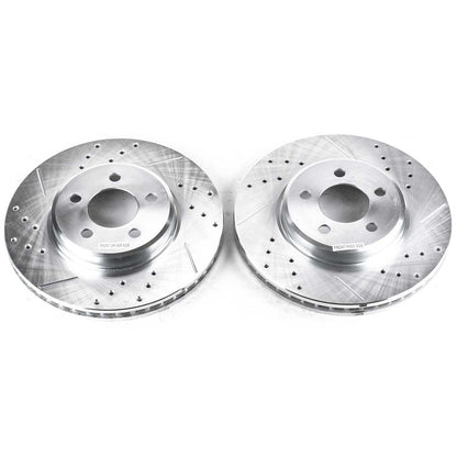 PowerStop Power Stop 05-19 Chrysler 300 Front Evolution Drilled & Slotted Rotors - Pair AR8358XPR