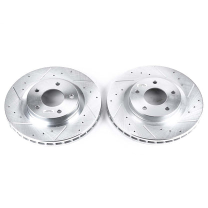 PowerStop Power Stop 11-14 Chrysler 200 Front Evolution Drilled & Slotted Rotors - Pair AR8369XPR