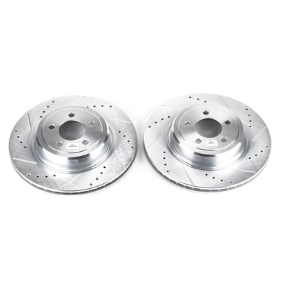 PowerStop Power Stop 06-18 Dodge Charger Rear Evolution Drilled & Slotted Rotors - Pair AR8371XPR