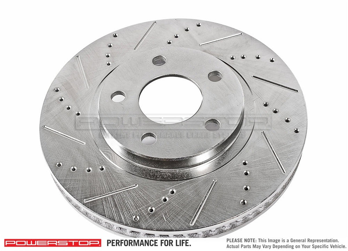 PowerStop Power Stop 11-22 Ram 3500 Front Left Evolution Drilled & Slotted Rotor AR8373XL