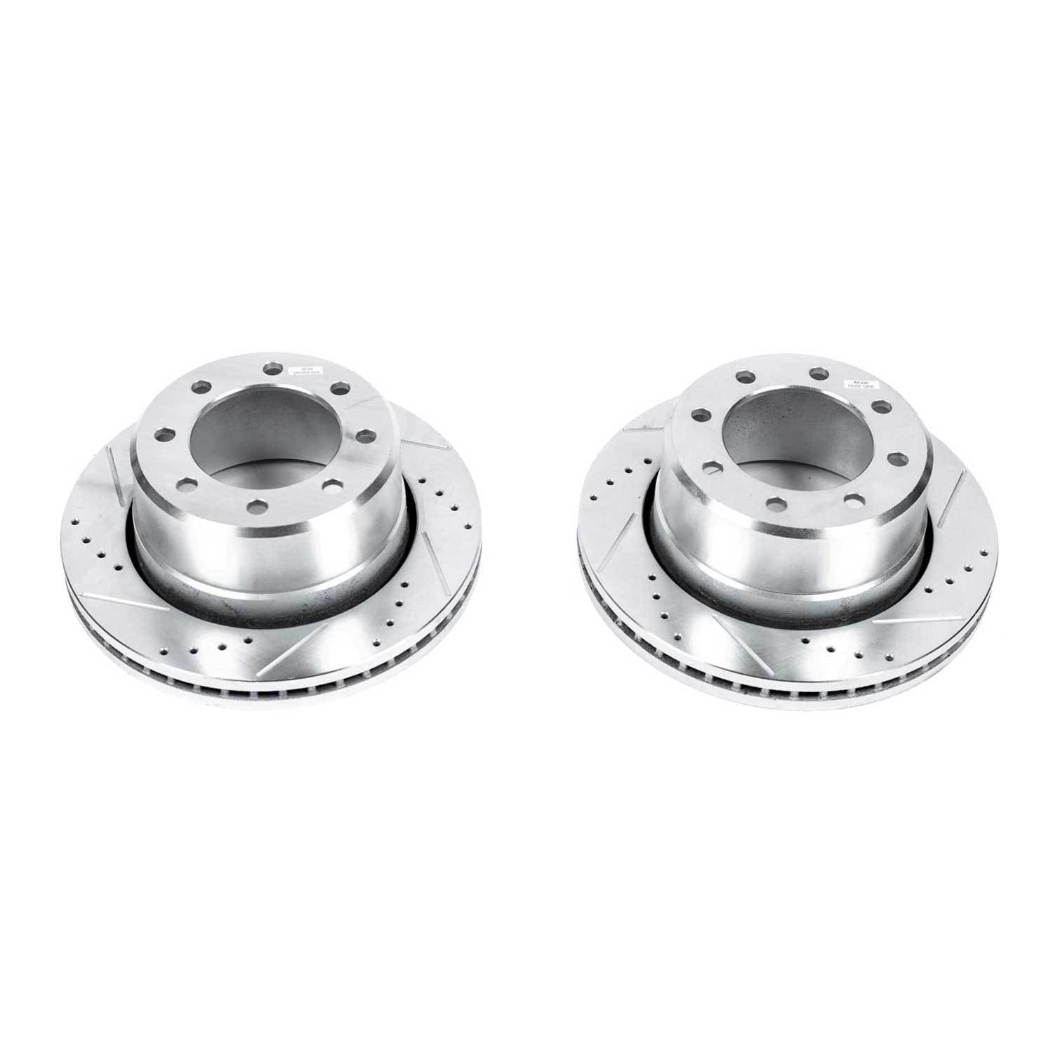 PowerStop Power Stop 09-10 Dodge Ram 2500 Rear Evolution Drilled & Slotted Rotors - Pair AR8374XPR