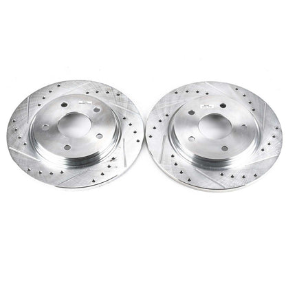 PowerStop Power Stop 08-16 Chrysler Town & Country Rear Evolution Drilled & Slotted Rotors - Pair AR8380XPR