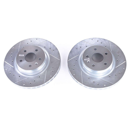 PowerStop Power Stop 12-18 Tesla Model S Front Evolution Drilled & Slotted Rotors - Pair AR84000XPR